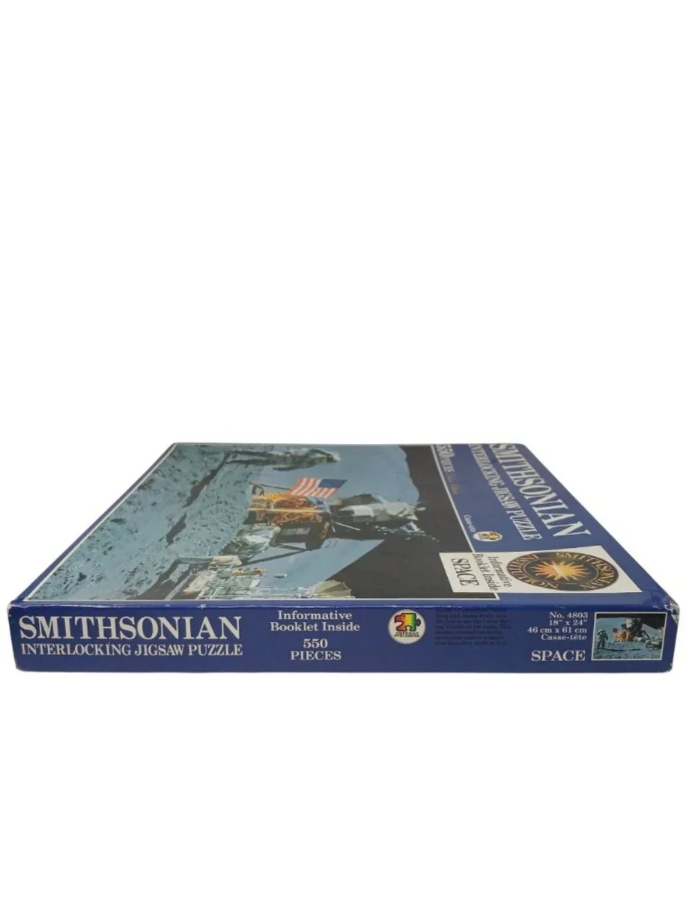 Smithsonian Jigsaw Puzzle 550 Pc Deluxe Ed W/ Space Booklet VTG 1989 #GS9